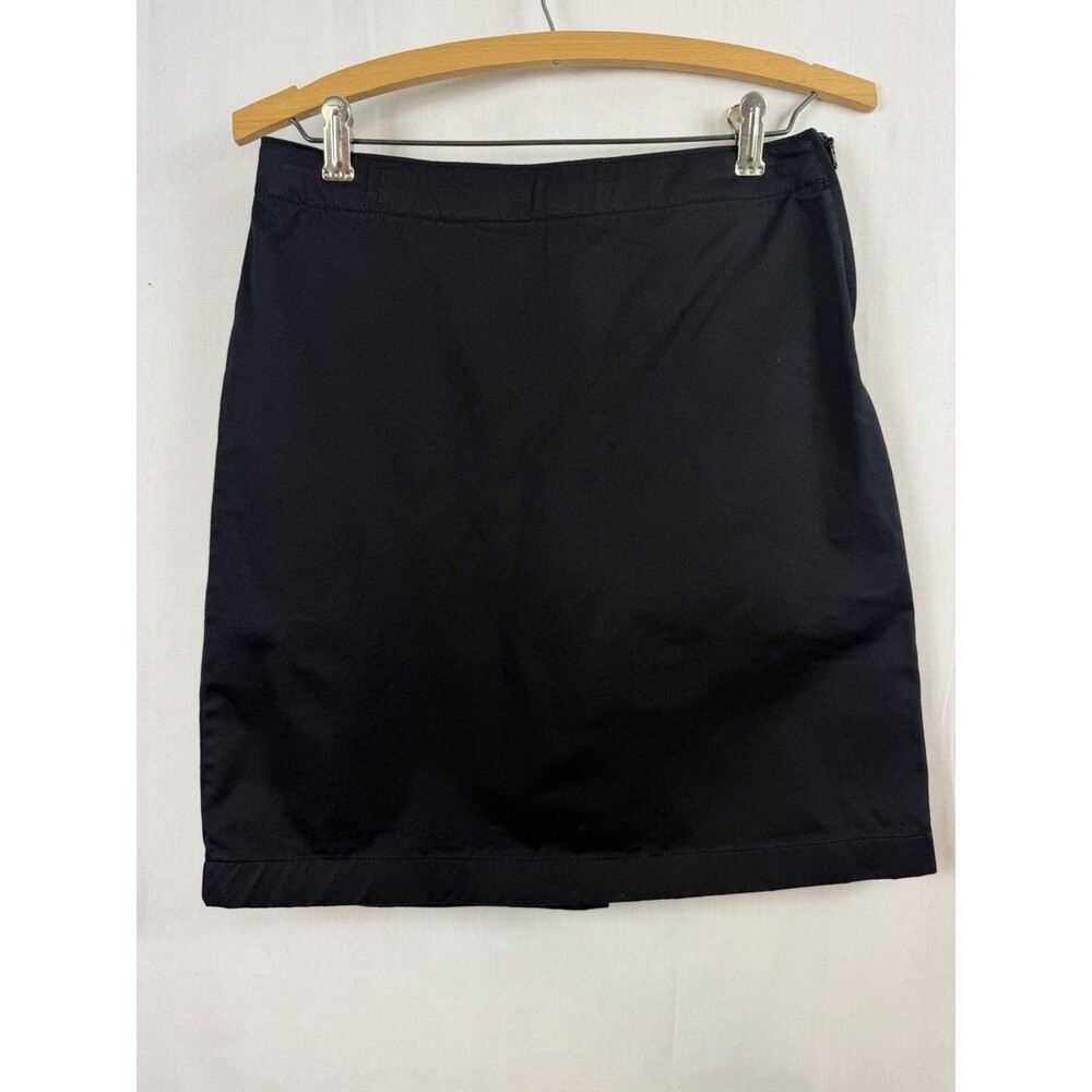 Womens Business Attire Lands End Size 14s Uniform Pencil Lined Skirt Black Slim